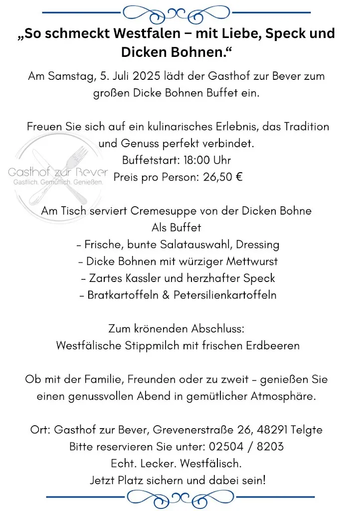 Menu_Gasthof zur Bever_Telgte_image_1