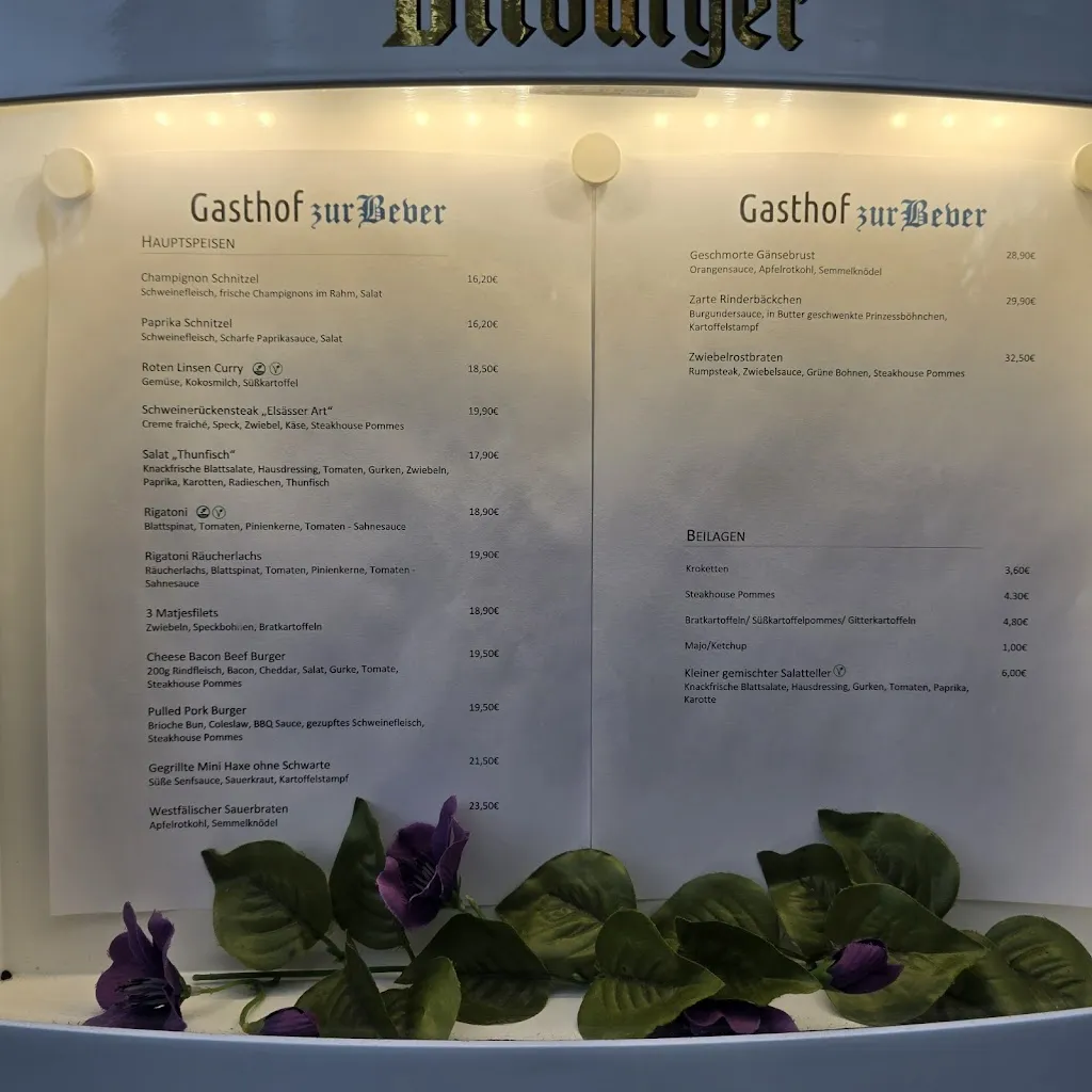 Menu_Gasthof zur Bever_Telgte_image_3