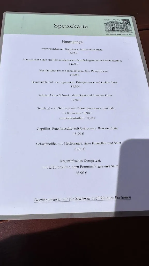 Menu_Alter Gasthof Seiling_Telgte_image_1