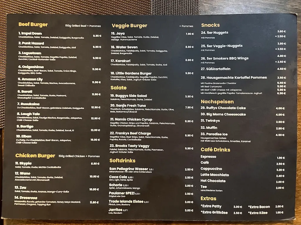 Menu_Chopper Burger & Cafe | Germering_Germering_immagine_1