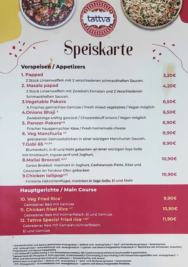 Menu_Tattva Indisches Restaurant Germering_Germering_image_2