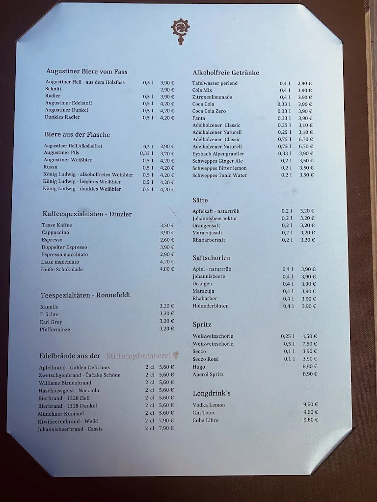Menu_Stiftungsgasthaus Zum Gustl_München_immagine_3
