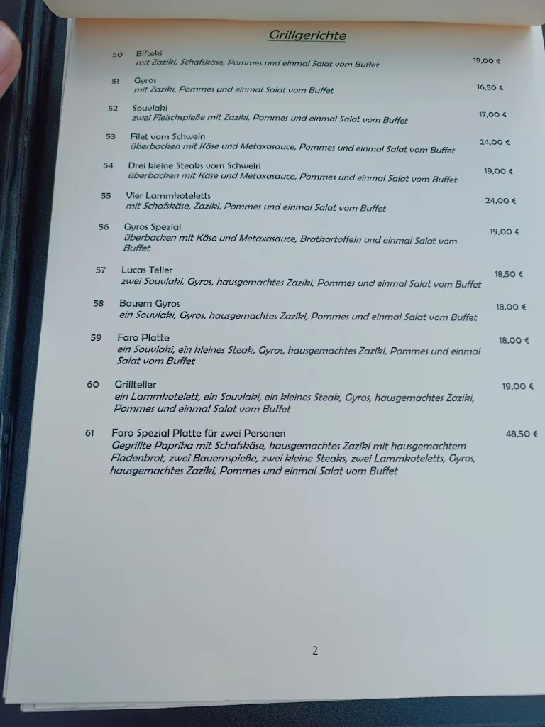 Menu_Grill Faro Porta Westfalica_Westfalica_image_4