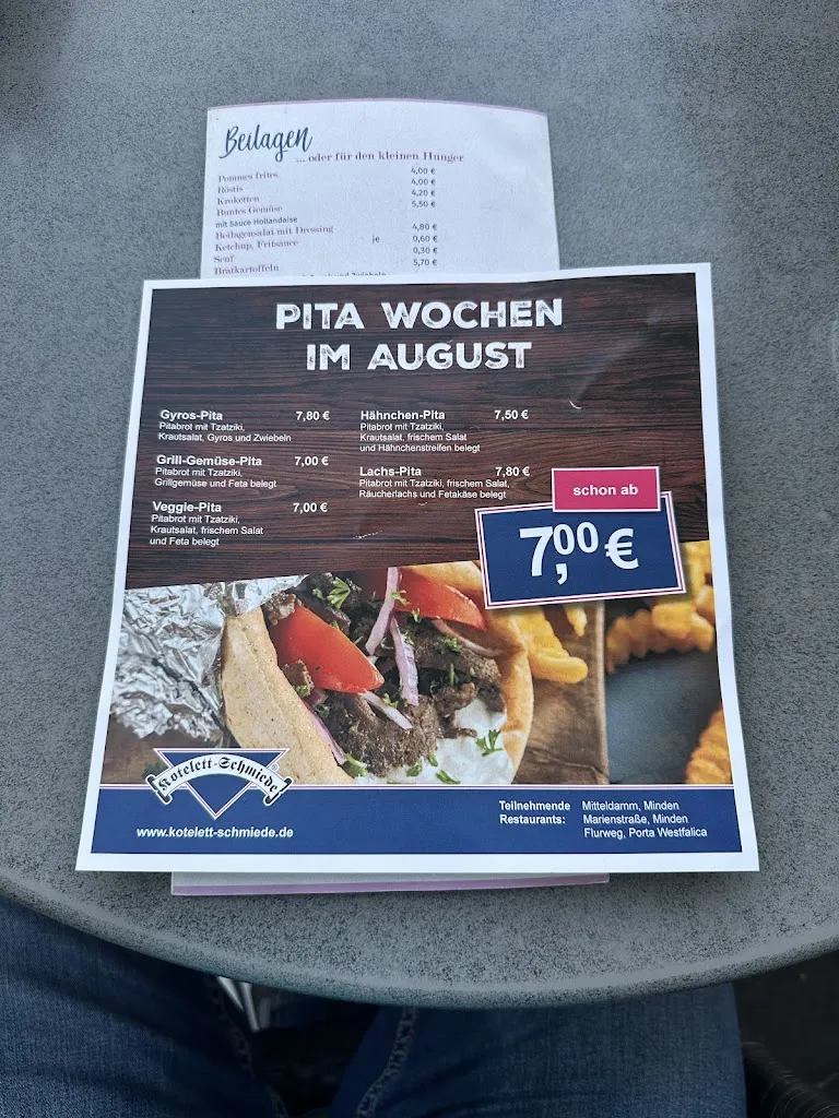 Menu_Kotelett-Schmiede Porta-Westfalica_Westfalica_image_1