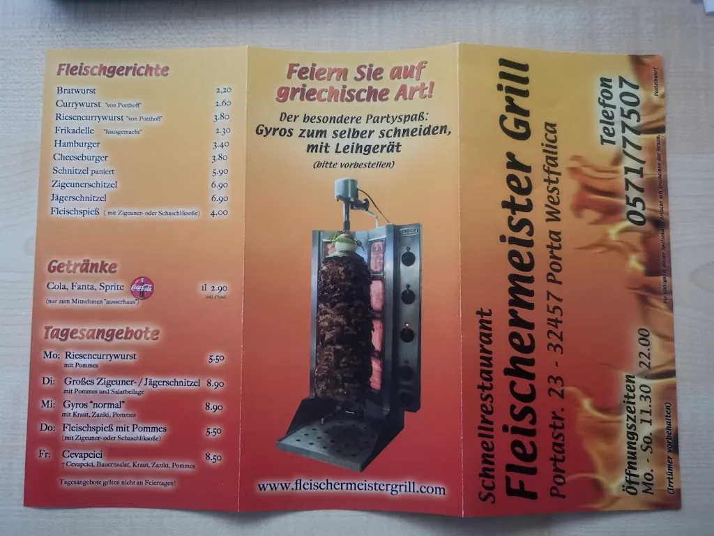 Menu_Fleischermeister Grill_Westfalica_immagine_4