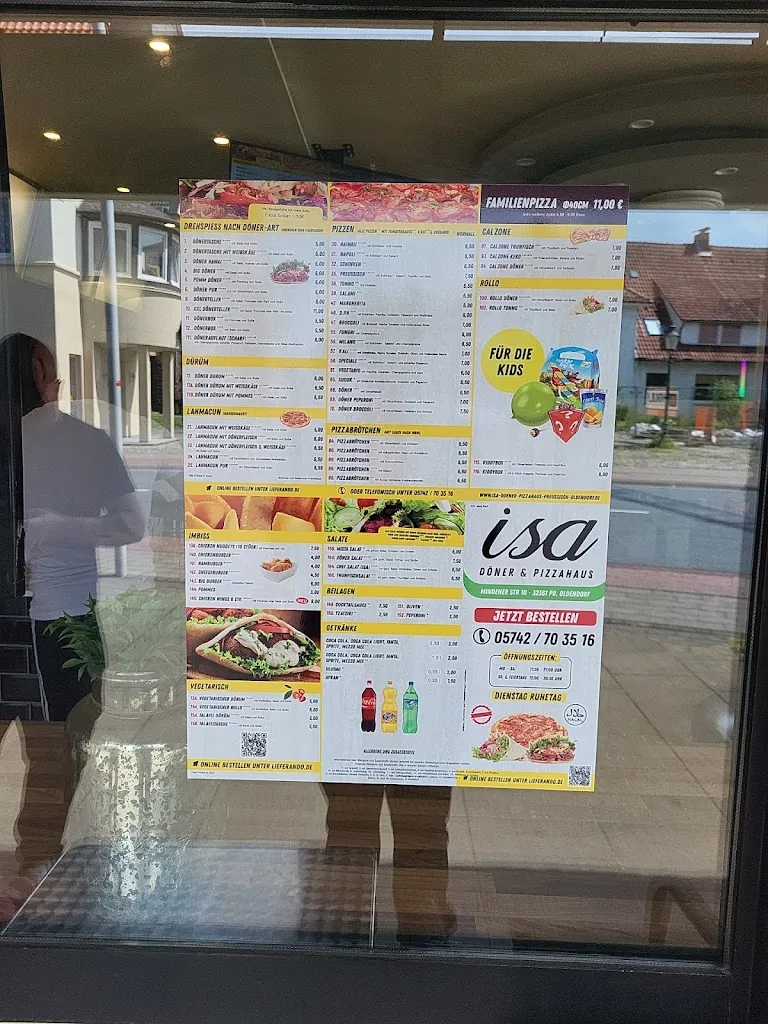 Menu_ISA Döner- und Pizzahaus_Oldendorf_image_2