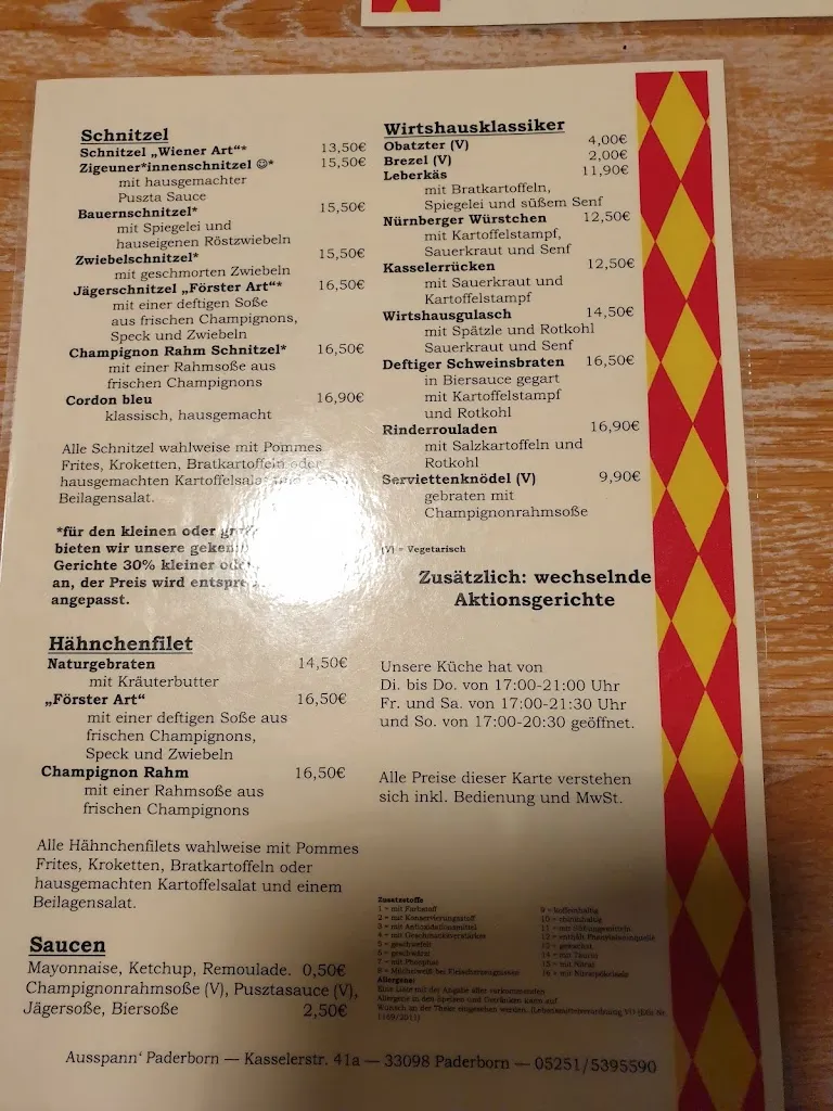 Menu_Wirtshaus Ausspann'_Paderborn_image_1