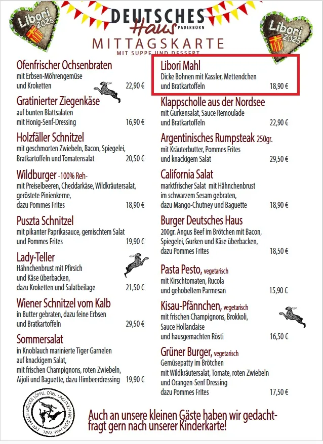 Menu_German House Restaurant_Paderborn_image_1