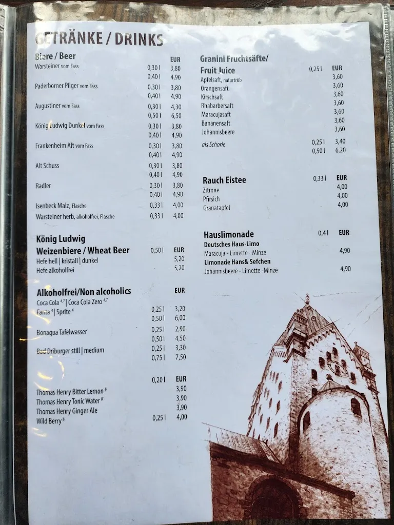 Menu_German House Restaurant_Paderborn_image_2
