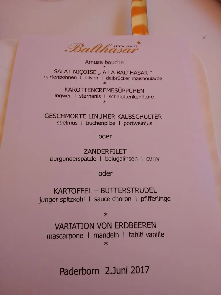 Menu_Restaurant Balthasar_Paderborn_immagine_4