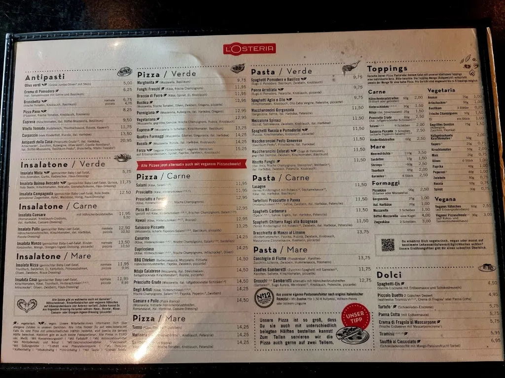 Menu_L'Osteria Paderborn_Paderborn_image_3