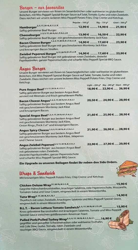 Menu_Miss PeppeR Gastro GmbH Paderborn_Paderborn_image_4