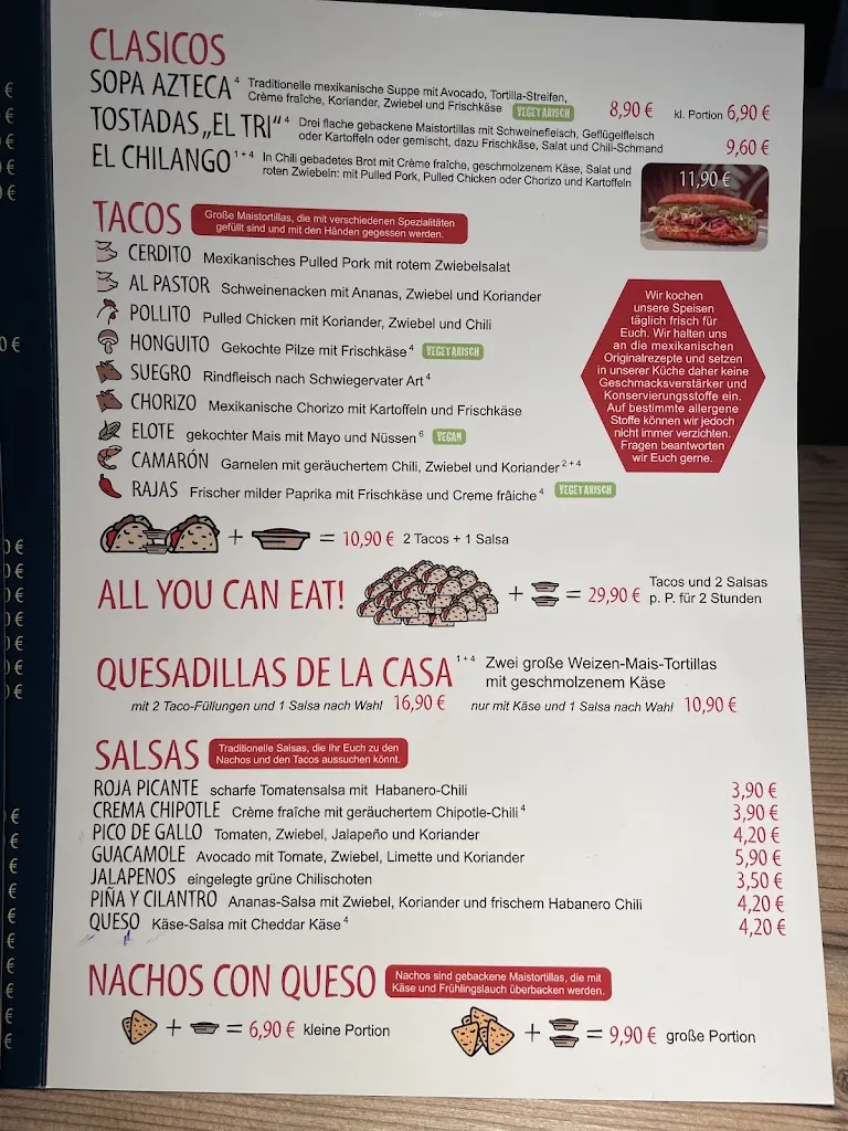 Menu_El Chingón - Paderborn_Paderborn_immagine_1