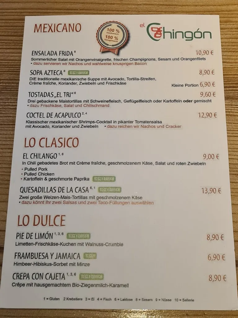 Menu_El Chingón - Paderborn_Paderborn_immagine_2