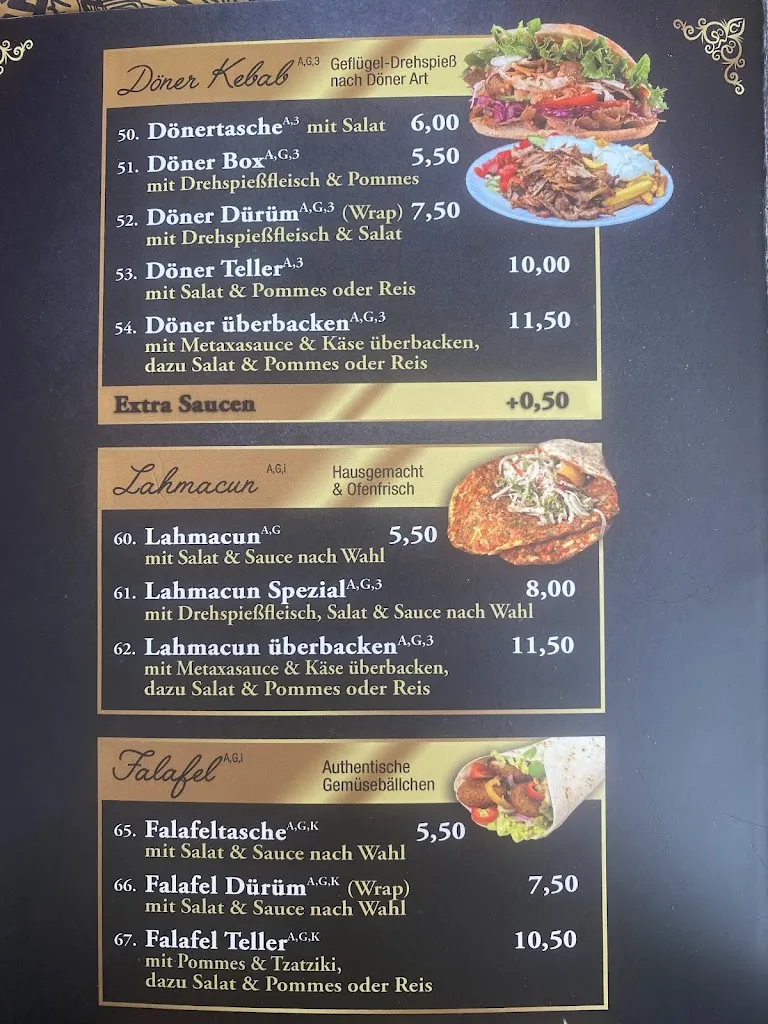 Menu_Ariana Restaurant Paderborn_Paderborn_image_1