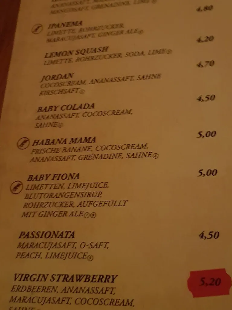 Menu_Bar y Restaurante Havana_Paderborn_immagine_3