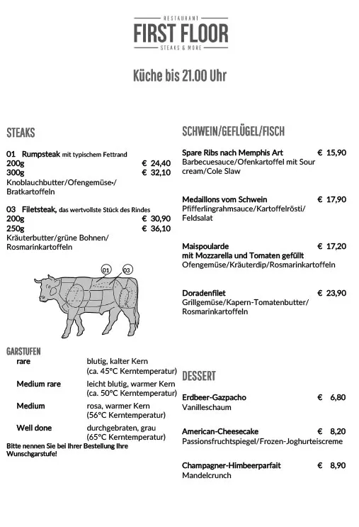 Menu_Restaurant First Floor_Paderborn_image_2