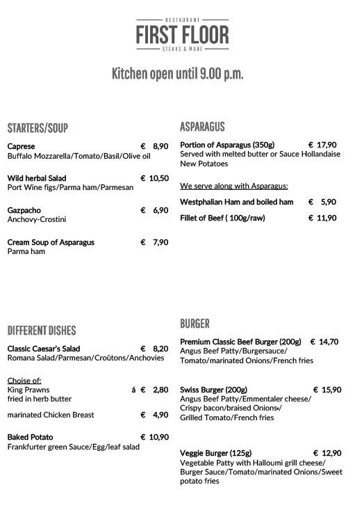 Menu_Restaurant First Floor_Paderborn_image_3