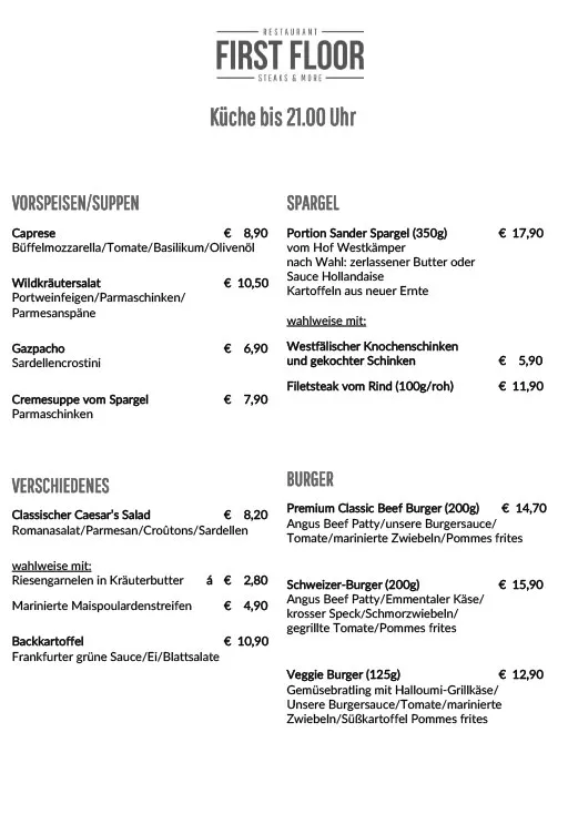Menu_Restaurant First Floor_Paderborn_image_4