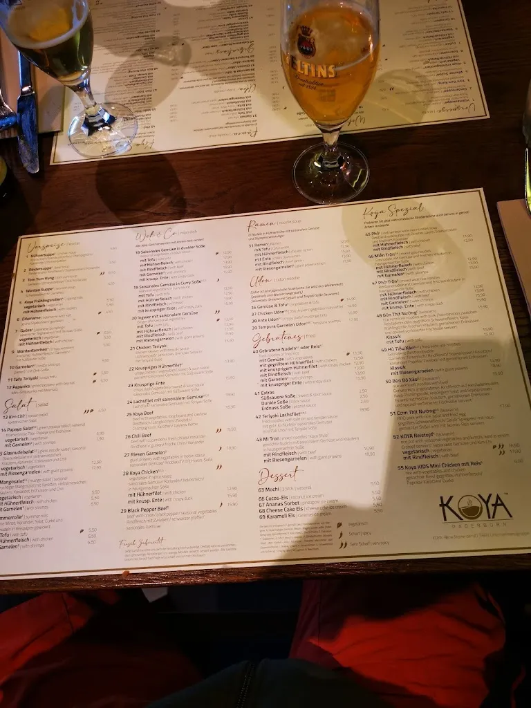 Menu_KOYA - Paderborn_Paderborn_immagine_1
