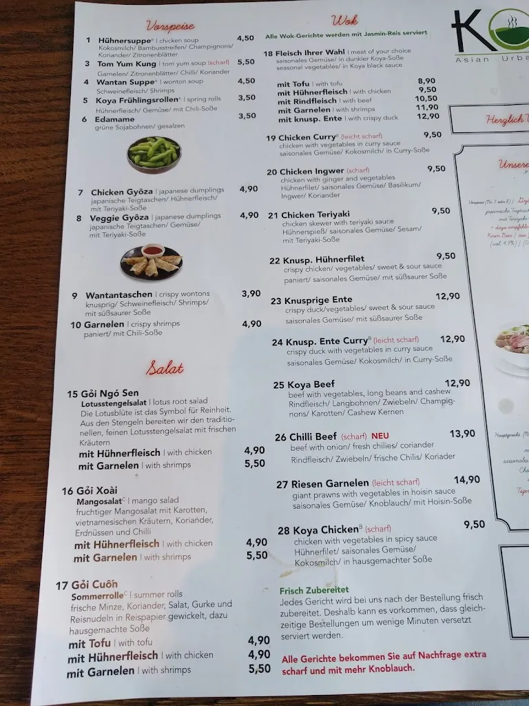 Menu_KOYA - Paderborn_Paderborn_immagine_2