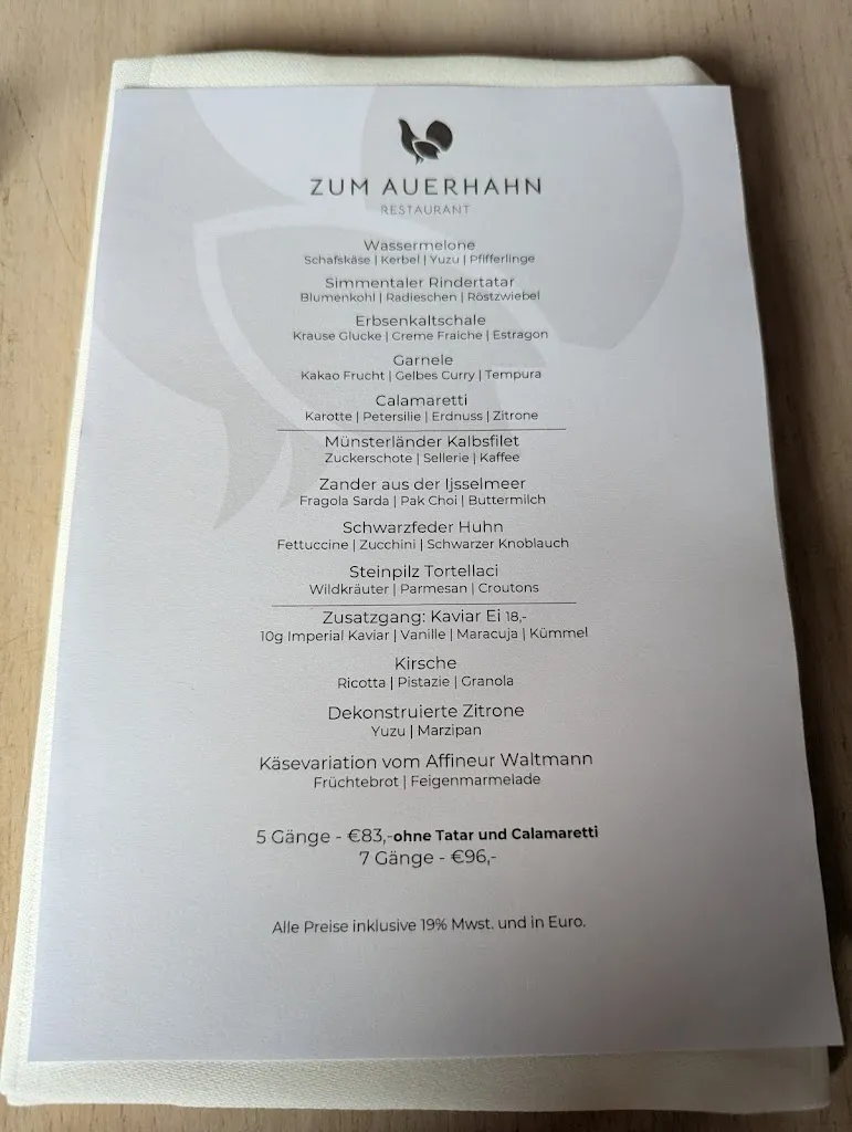 Menu_Zum Auerhahn Restaurant_Pulheim_image_2