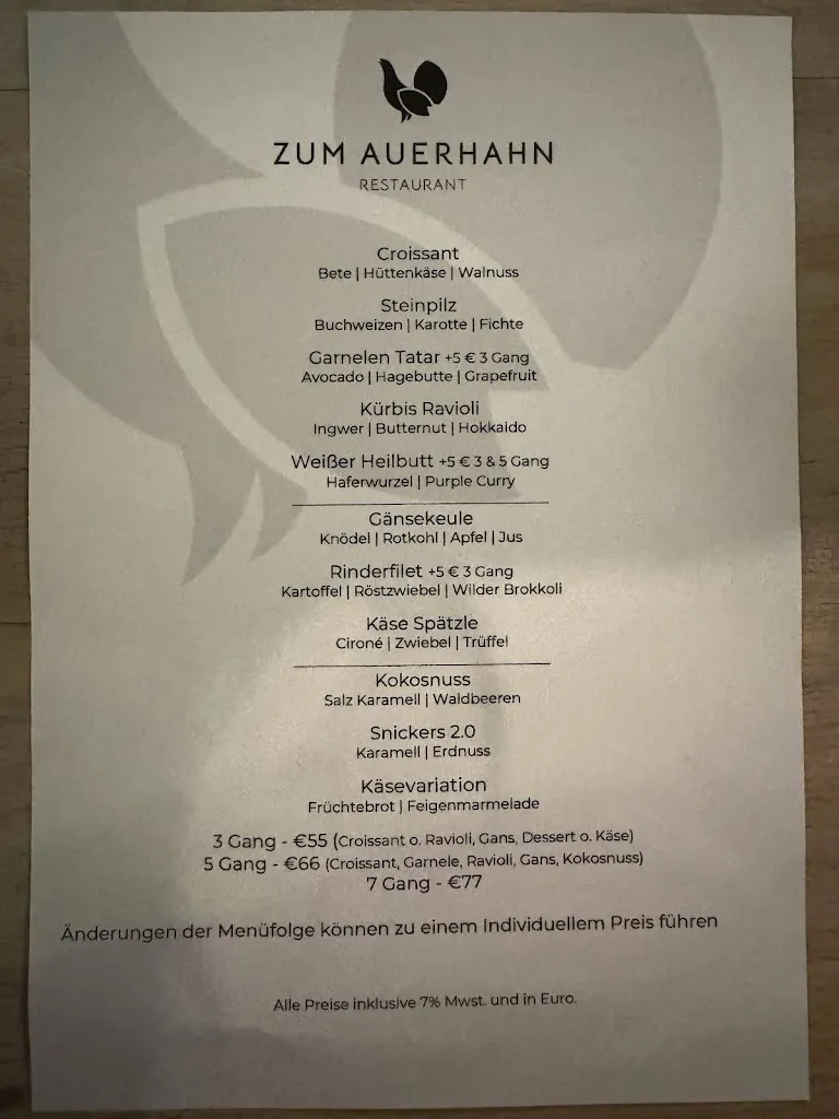 Menu_Zum Auerhahn Restaurant_Pulheim_image_3
