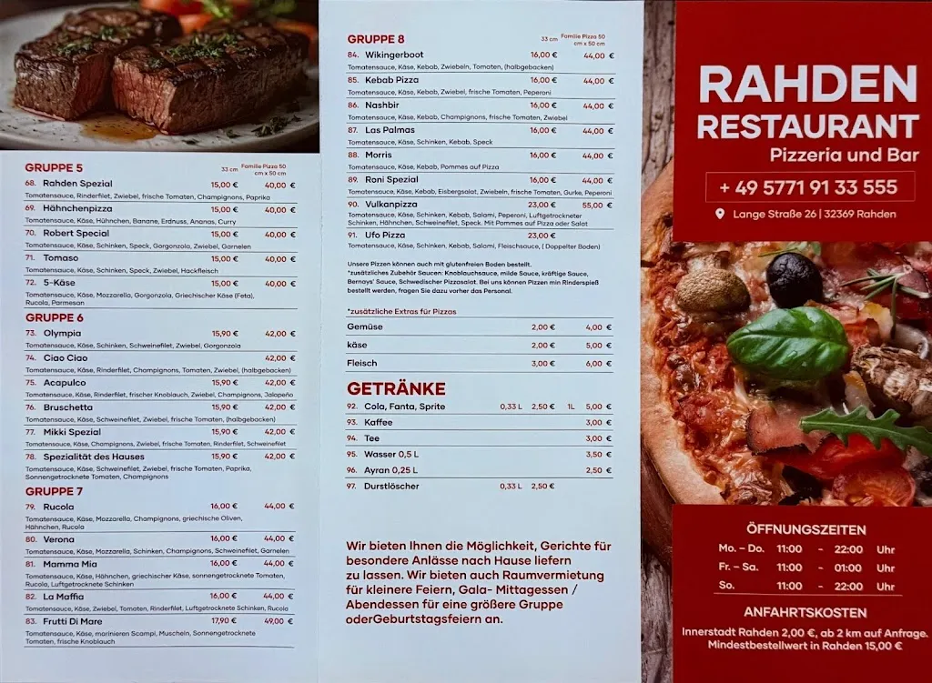 Menu_Rahden Restaurant Pizzeria und Bar_Rahden_image_2