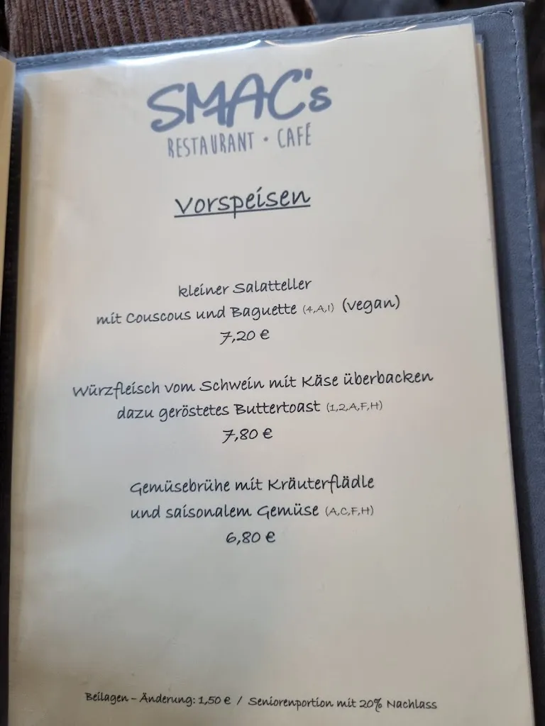 Menu_SMAC's Restaurant und Café_Glashütte_image_4