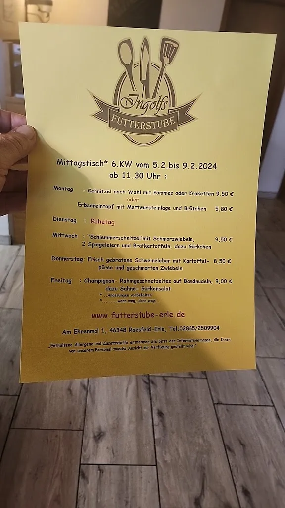 Menu_Ingolfs Futterstube_Raesfeld_immagine_1