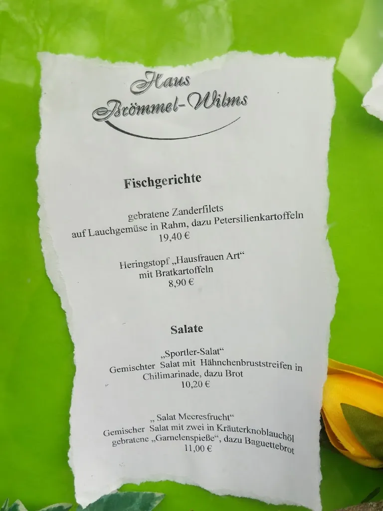 Menu_Haus Brömmel-Wilms_Raesfeld_image_1