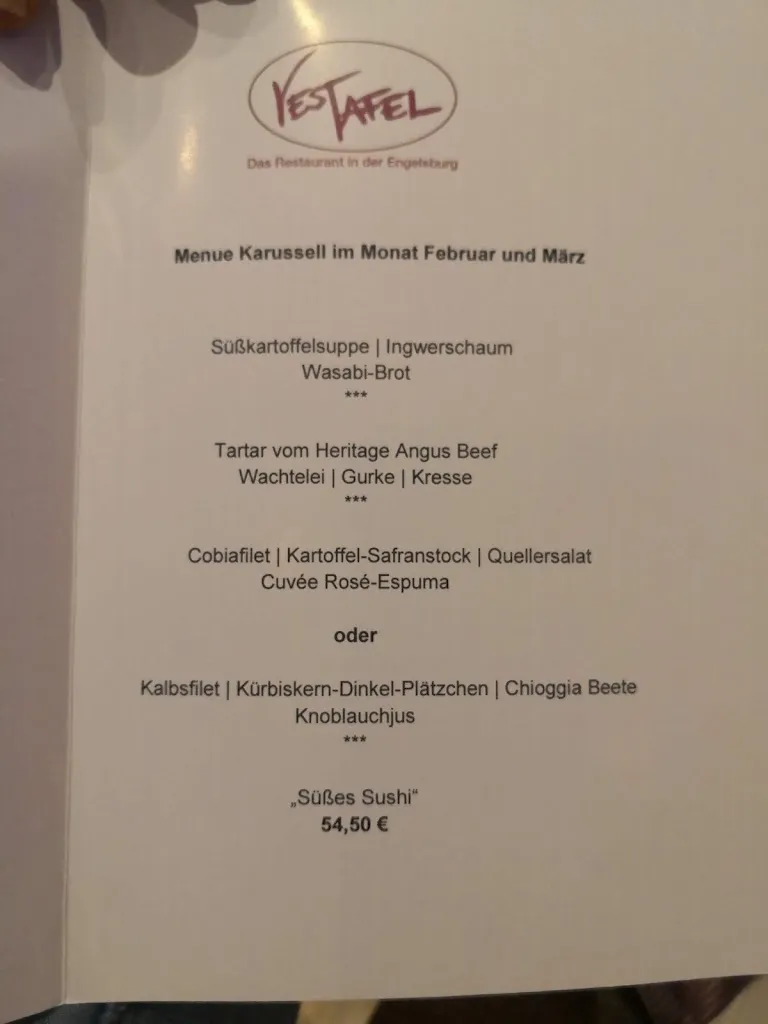 Menu_Restaurant Engels in der Burg_Recklinghausen_image_2