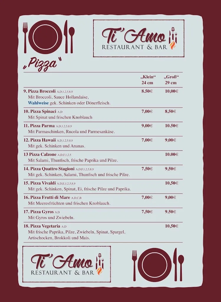 Menu_TiAmo Steinbeck-Recke - Restaurant & Bar - Pizza, Pasta, Burger & Mehr_Recke_image_4