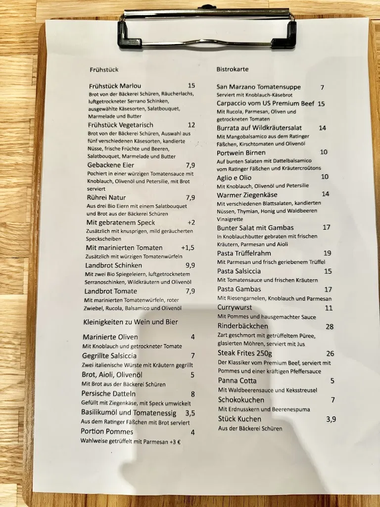 Menu_Bistro Marlou_Ratingen_image_1