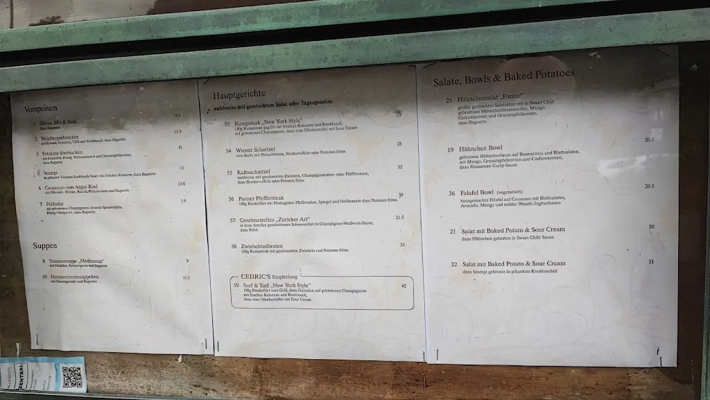 Menü_Cedrics Restaurant_Ratingen_Bild_1