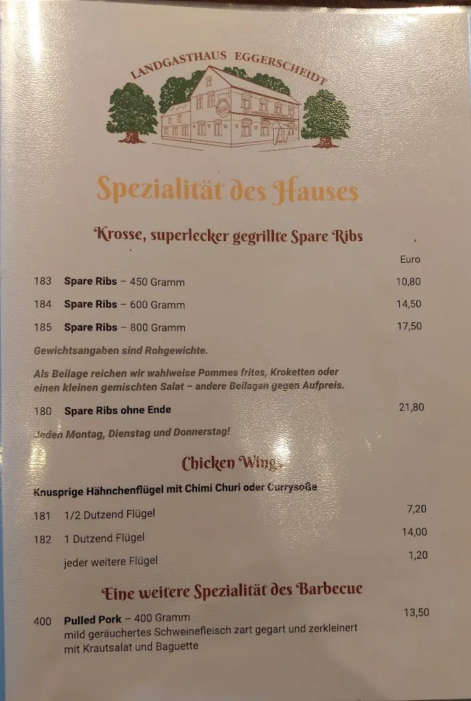 Menu_Landgasthaus Eggerscheidt_Ratingen_immagine_3