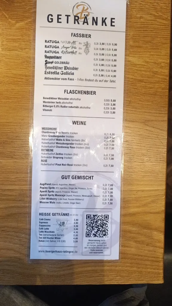 Menu_BÜRGERHAUS RATINGEN_Ratingen_immagine_2