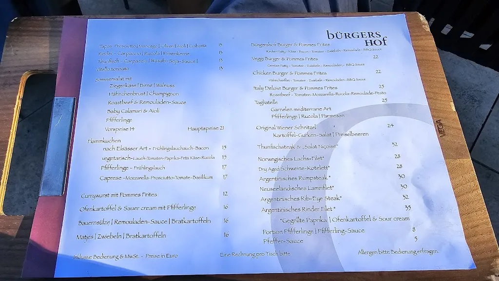 Menu_Restaurant Bürgershof_Ratingen_immagine_3