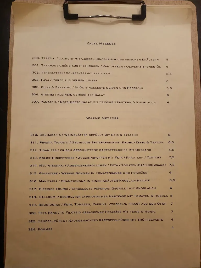 Menu_Notos Mezé Restaurant_Ratingen_image_3