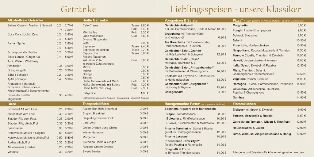 Menu_Prinzenbahnhof Hösel | Restaurant . Catering . Event_Ratingen_immagine_1