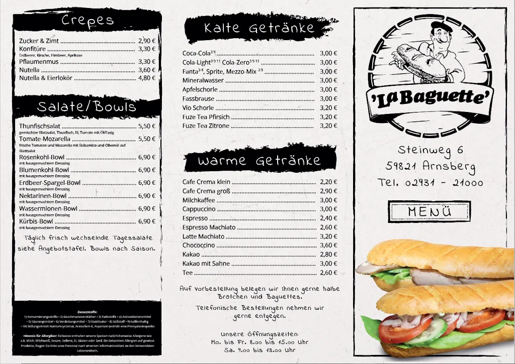 Menu_La Baguette - Das Baguette-Stübchen in Arnsberg_Arnsberg_image_2