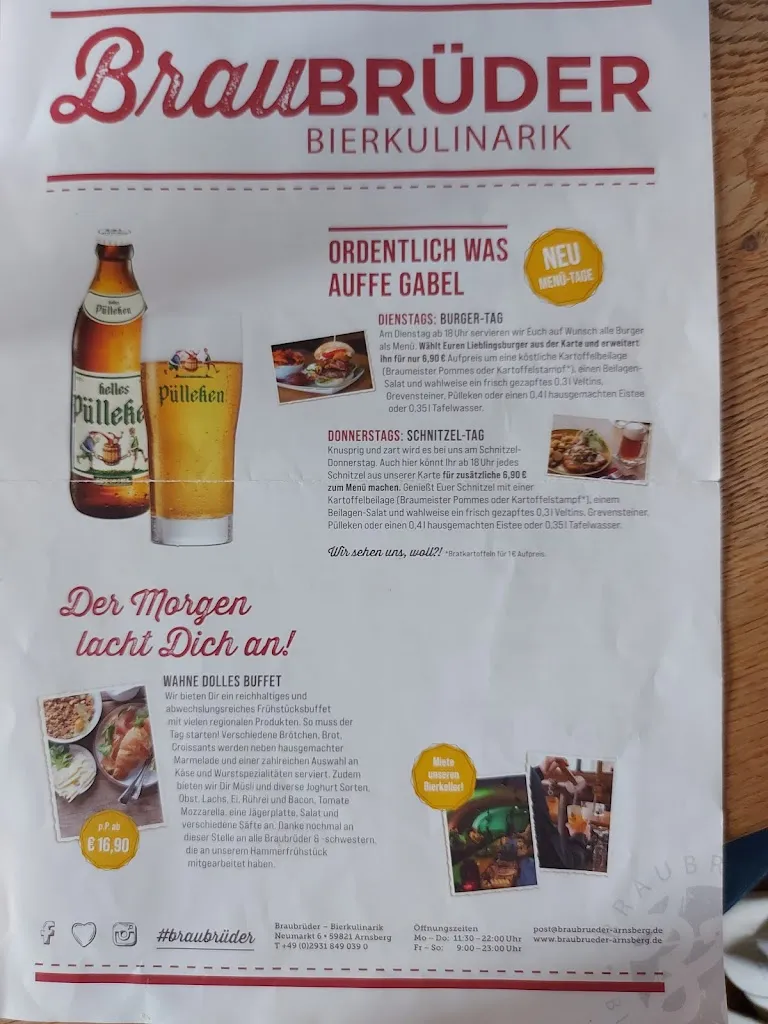 Menu_Braubrüder Arnsberg_Arnsberg_immagine_1
