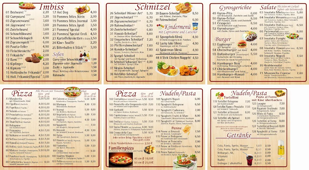 Menu_Pusztastube Rhede_Rhede_immagine_2