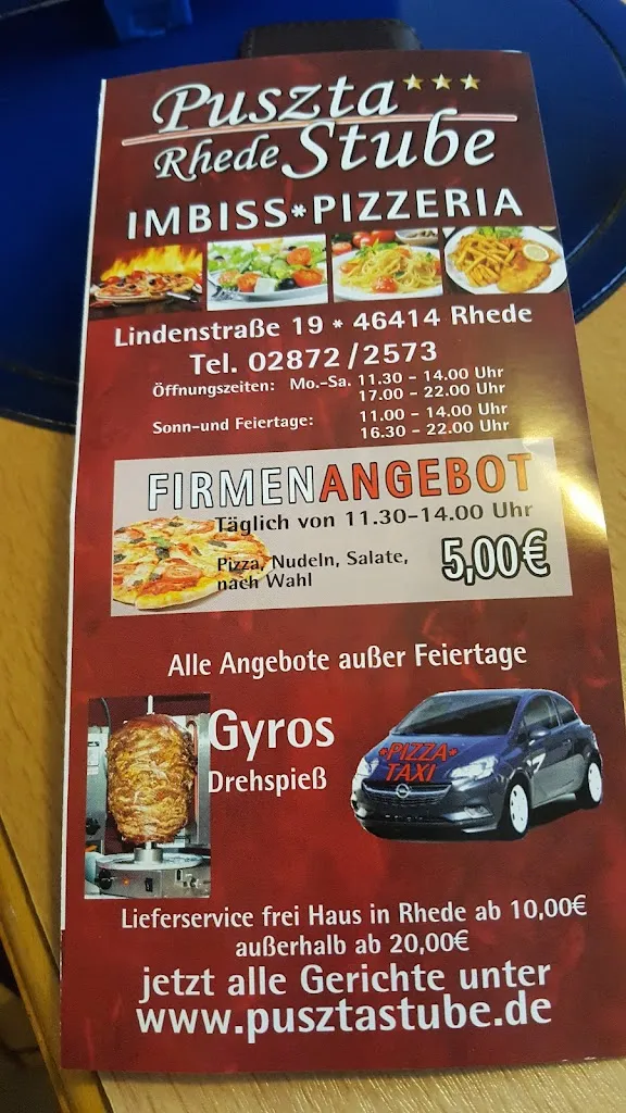 Menu_Pusztastube Rhede_Rhede_immagine_4