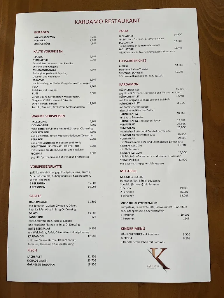 Menu_Kardamo Restaurant_Rhede_image_4