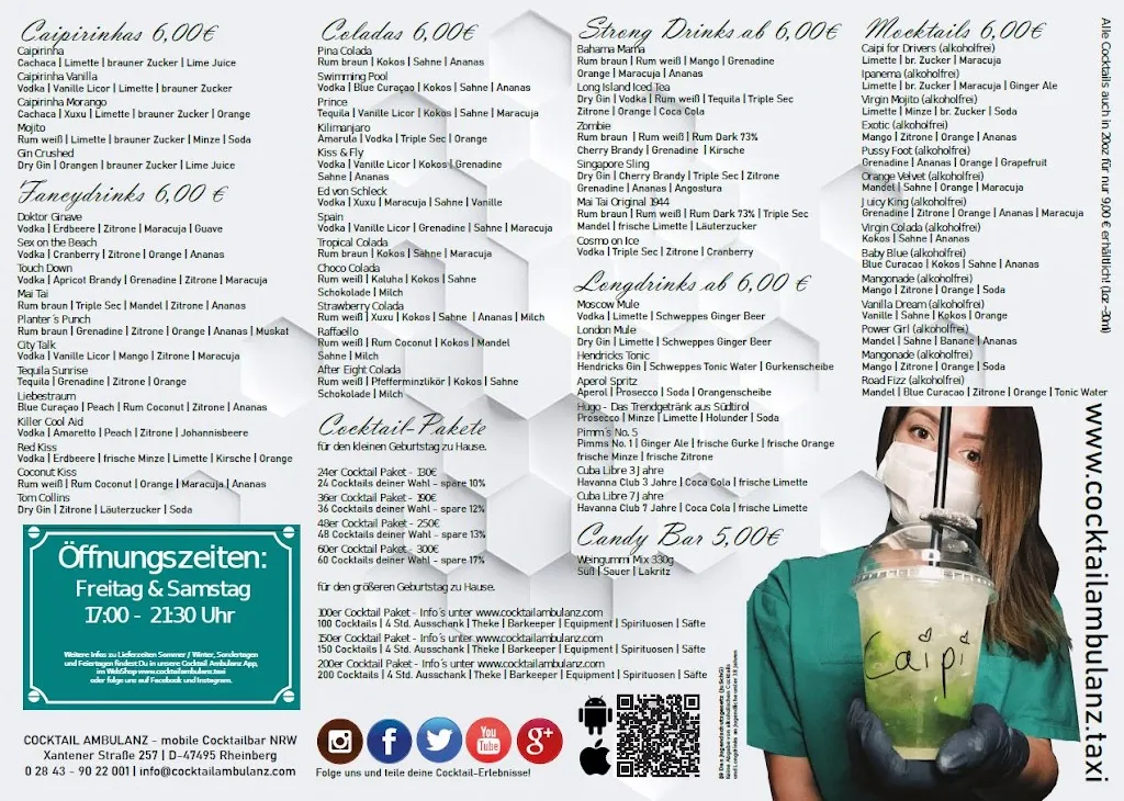 Menu_Cocktail Ambulanz - mobile Cocktailbar NRW_Rheinberg_image_1