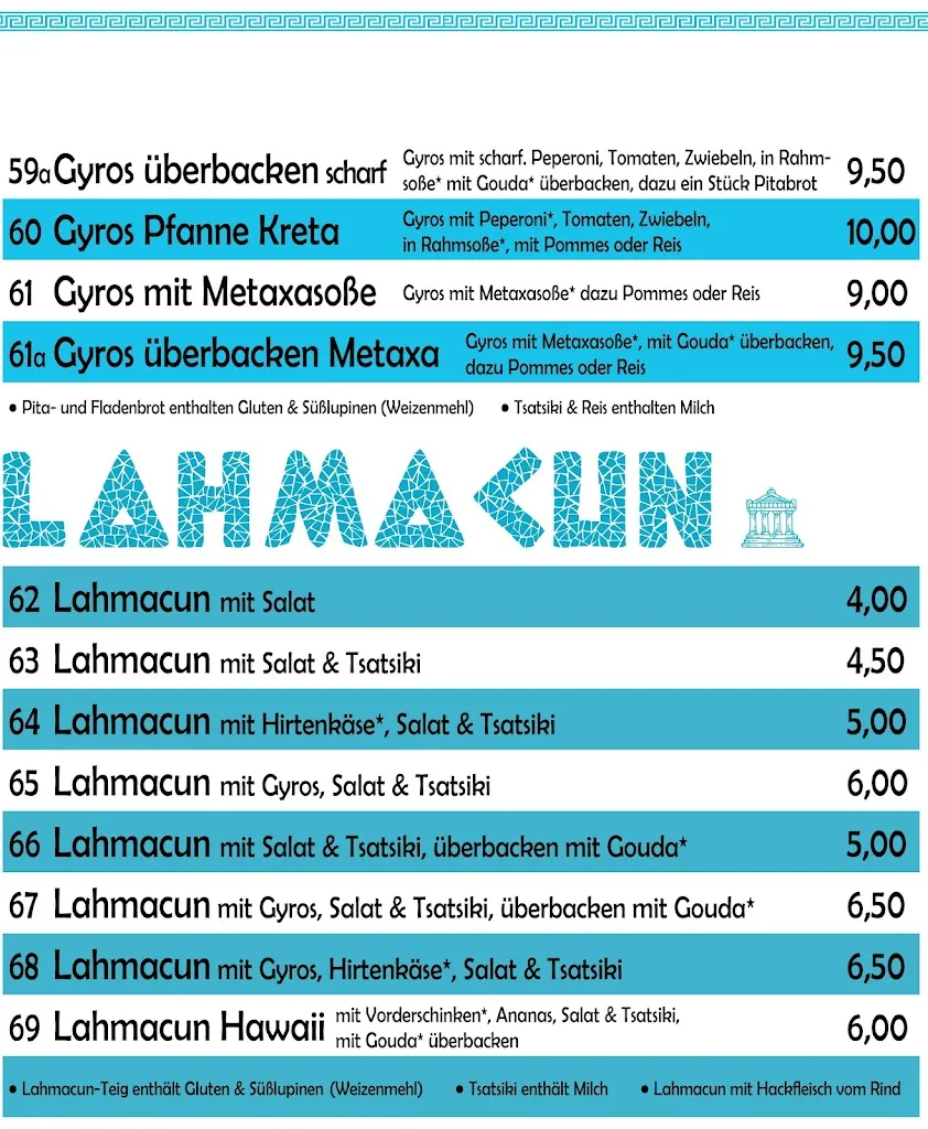 Menu_Kreta Schnell-Restaurant_Rheda-Wiedenbrück_immagine_3