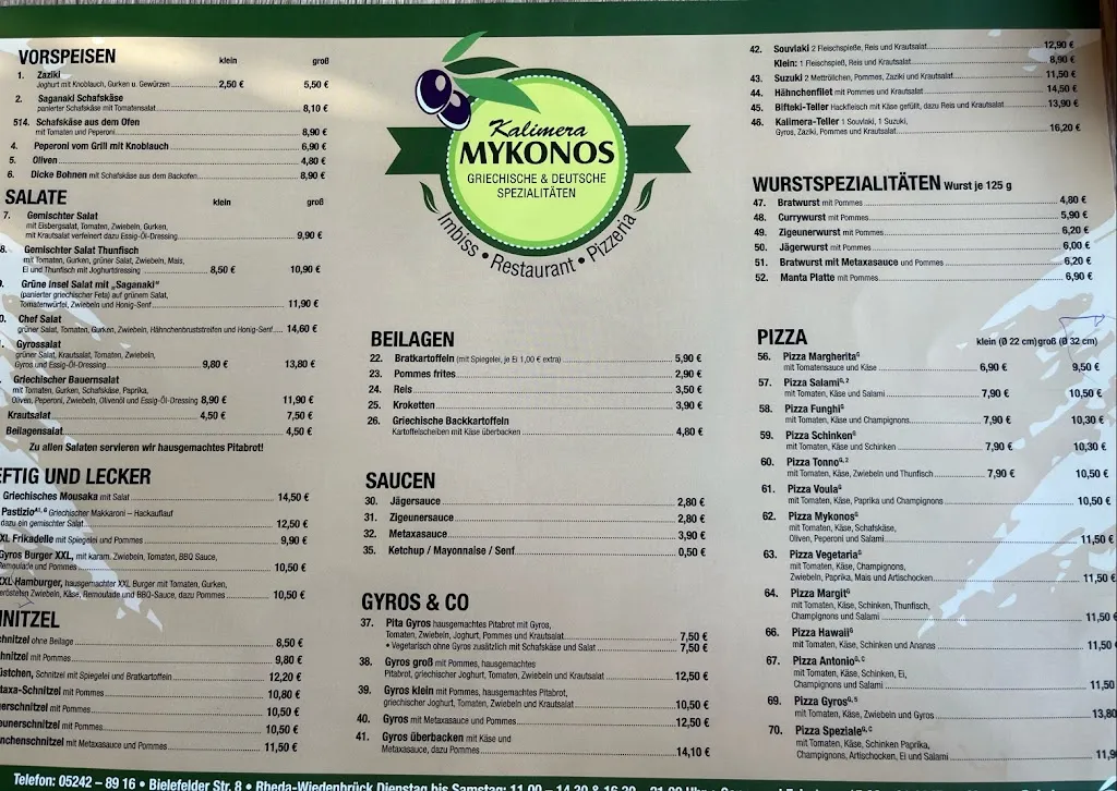 Menu_Kalimera Mykonos_Rheda-Wiedenbrück_image_1