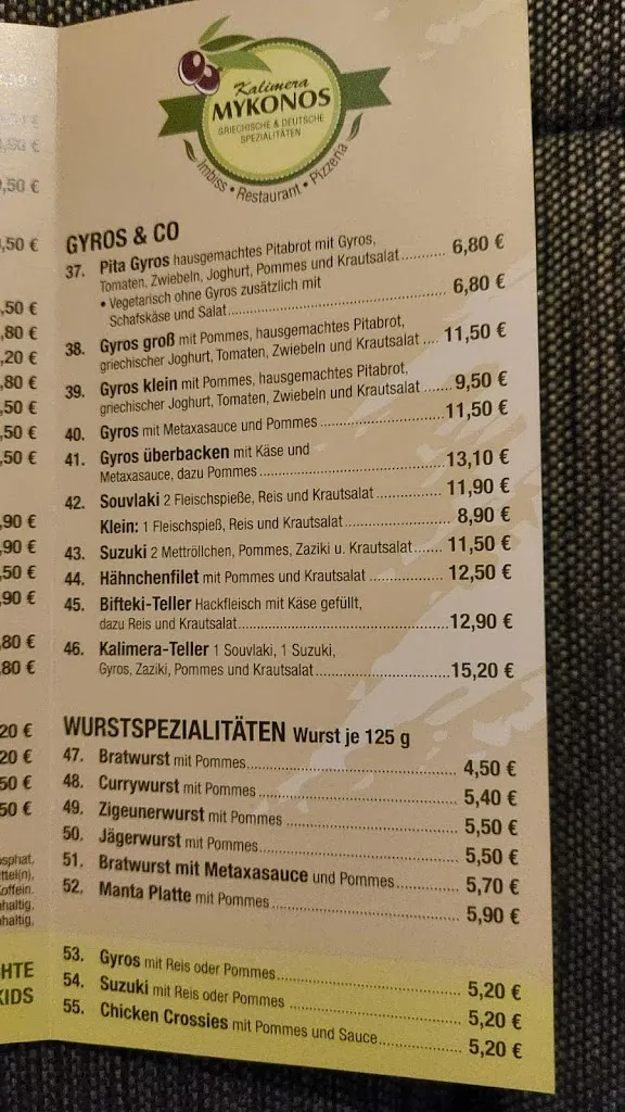 Menu_Kalimera Mykonos_Rheda-Wiedenbrück_image_3