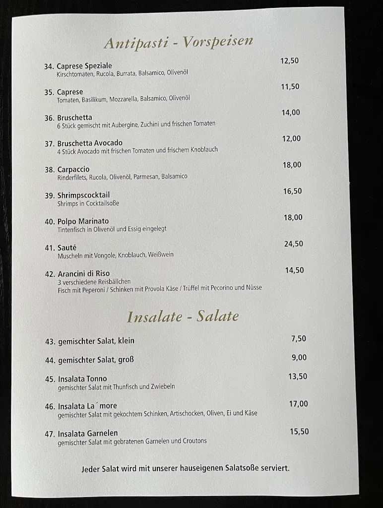 Menu_Restaurant La'More_Görisried_immagine_1